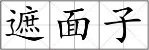 遮面子