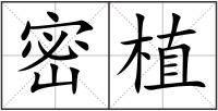 密植