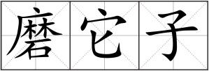 磨它子