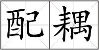 配耦