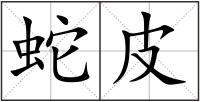蛇皮