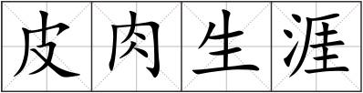 皮肉生涯
