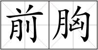 前胸