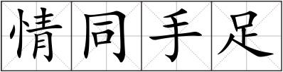 情同手足
