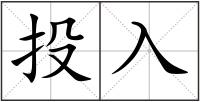 投入