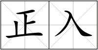 正入