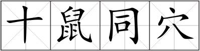 十鼠同穴