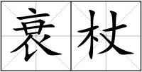 衰杖