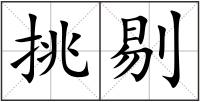挑剔