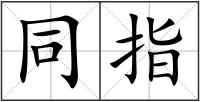 同指