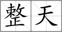 整天