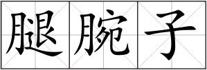 腿腕子