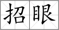 招眼