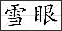 雪眼