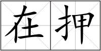 在押