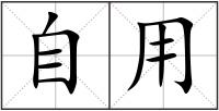 自用