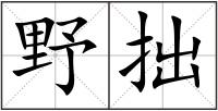 野拙