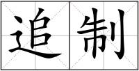 追制