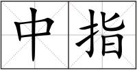 中指